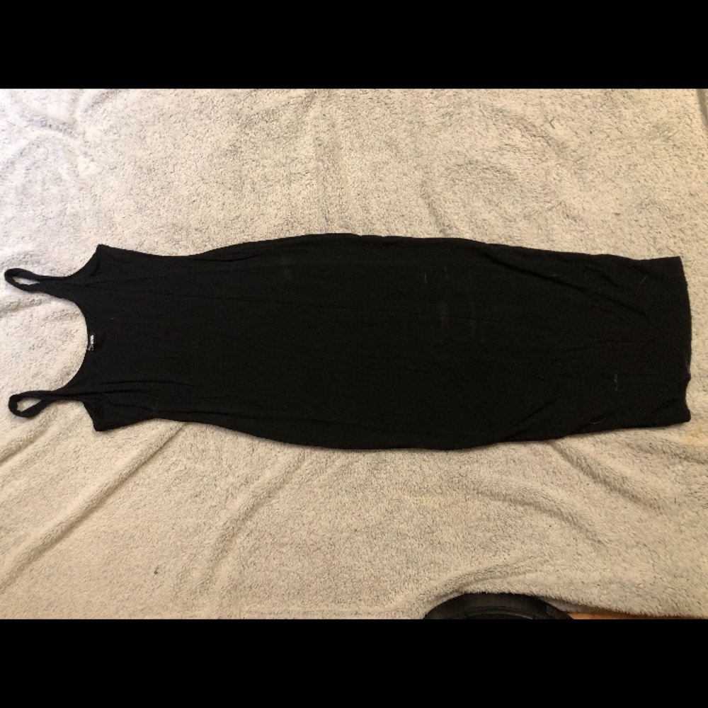 Tight black dress